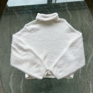 Fuzzy oversized sweater